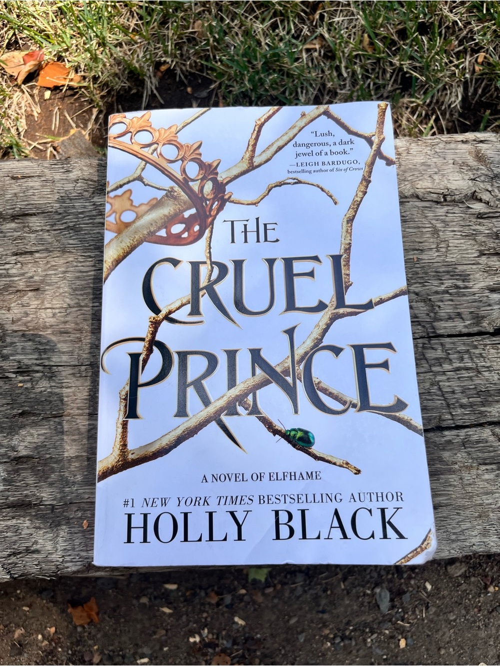 The Cruel Prince by Holly Black - White Cover with Gold & Green Accents